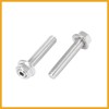 Partuto 16pcs Stainless Steel Exhaust Manifold Bolt Stud Hardware for