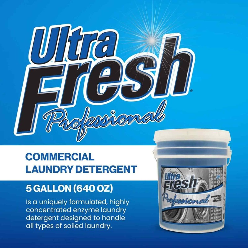 Ultra Fresh® Professional™ Commercial Laundry Detergent, 5 Gallons – Liquid