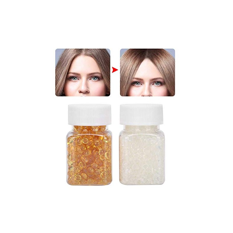 2 botellas de extensión de cabello, gránulo de queratina, fusión