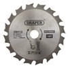 Draper 29412 TCT Multi-Purpose Circular Saw Blade, 185 x 25.4mm,