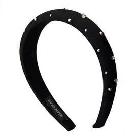 Women's Hair Ornament Stud Headband Jewelry Headband Black
