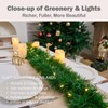 15.4ft Pre-Lit Christmas Garland with Lights – 50 LED Lighted