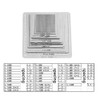 27Pcs Universal Directly Heat BGA Reballing Net Stencils Templates For
