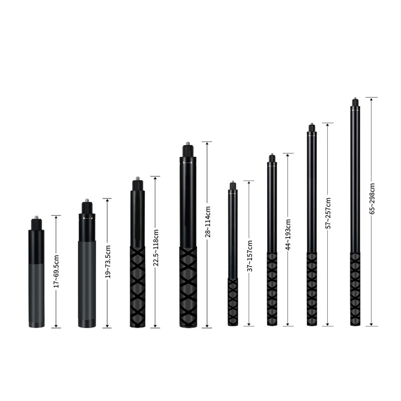 2.5m Invisible Selfie Stick Bullet Time Handle for Insta360 X3