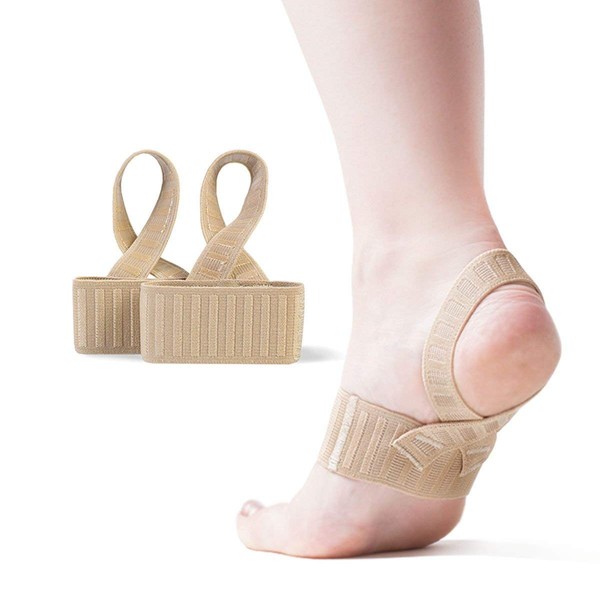 Tuli's X Brace Arch Support Brace Brace Brace Support Brace and Compression for Plantar Fasciitis, Flat Feet, Fallen Arch, Overpronation and Heel Pain, Large, Pair