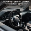 Lypumso Black Suede Wrap - 17in x 70in Self Adhesive