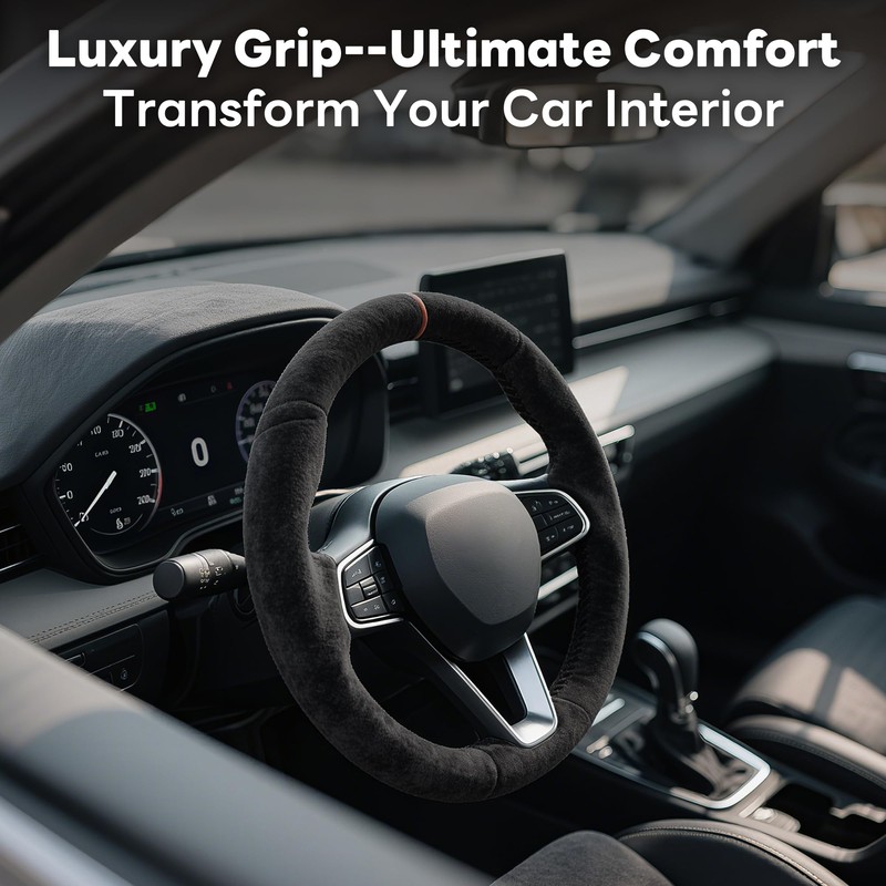 Lypumso Black Suede Wrap - 17in x 70in Self Adhesive