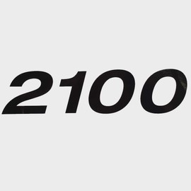 Crestliner Boat Model Decal Sticker 2340054 | 2100 Raptor Black