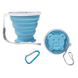 Collapsible Cup - Small Silicone Foldable Cup-Expandable Folding Drinking Cup -Reusable Portable Mugs Cup For Travel, Camping, Hiking, Survival, Picnic, Beach, Holiday Vacation, Outdoor Sports