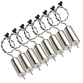 DaFuRui 8 Pack 8520 Motor 8.5x20mm Coreless Brushed Motor 3.7V 53000Rpm Mini DC Motors