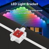 40 Sets,Light Clips for Govee Outdoor Light （Square） Secure Mounting