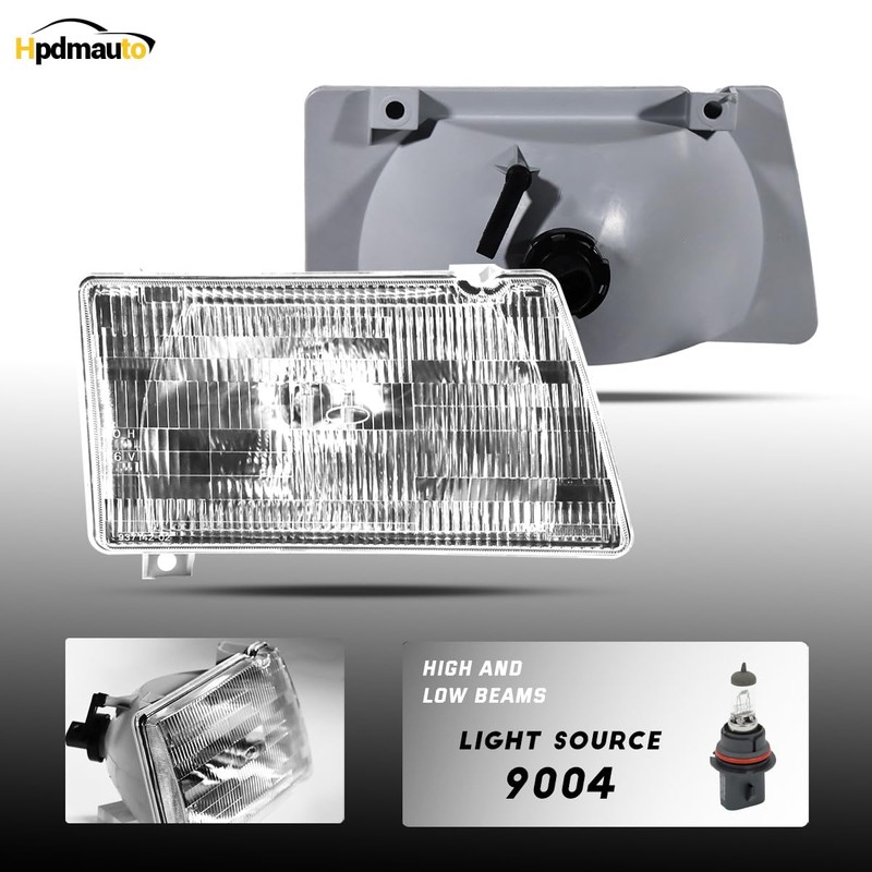 Headlight fit for Peterbilt 385/377 Truck Halogen Headlamp Left Driver