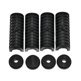 HDBUBALUS Motorcycle Rubber Saddle Bag Grommets Support Cushion Fit for Harley Touring Hard Saddle Bags