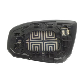 Fit System 30190 Passenger Side Heated Mirror Glass w/Backing Plate, Nissan Maxima, 4 9/16" x 6 15/16" x 7 5/8" (w/o auto dimming)