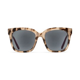 Sofia Vergara x Foster Grant Women's Sierra Full Lens SunReaders Square Reader Sunglasses, Berry Tortoise, 54 mm + 2.5
