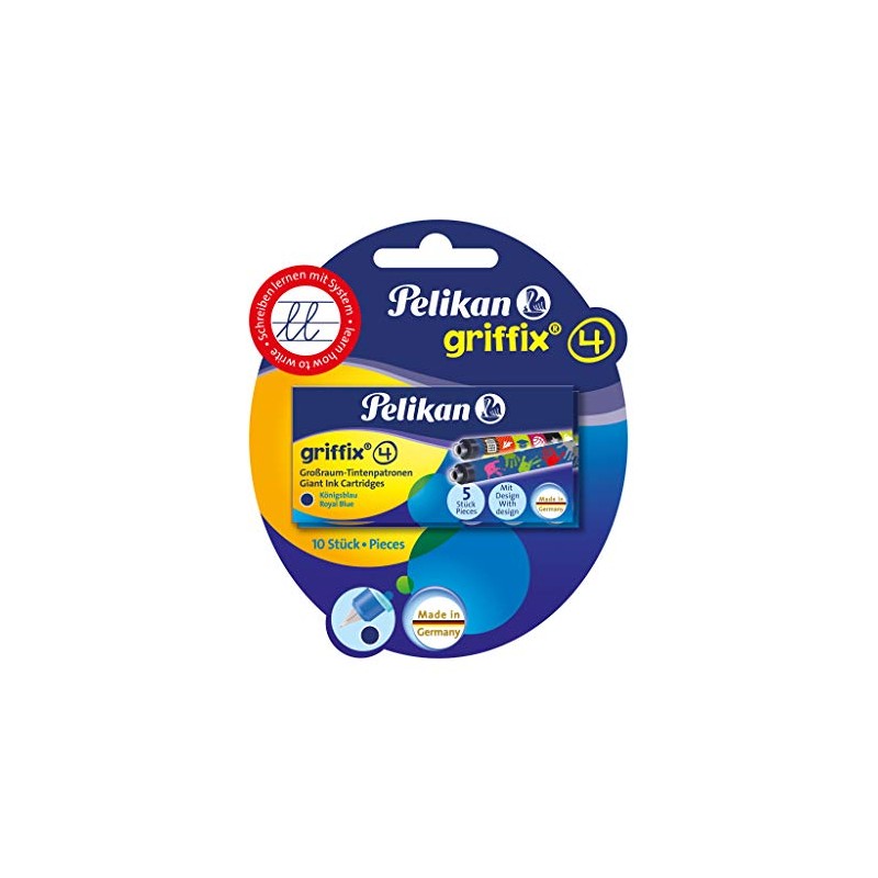 Pelikan Griffix Fountain Pen Refill Cartridges with Folding Box