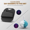 qenlicyo Silicone Body Scrubber for Men Friendly Shower Body Scrubber