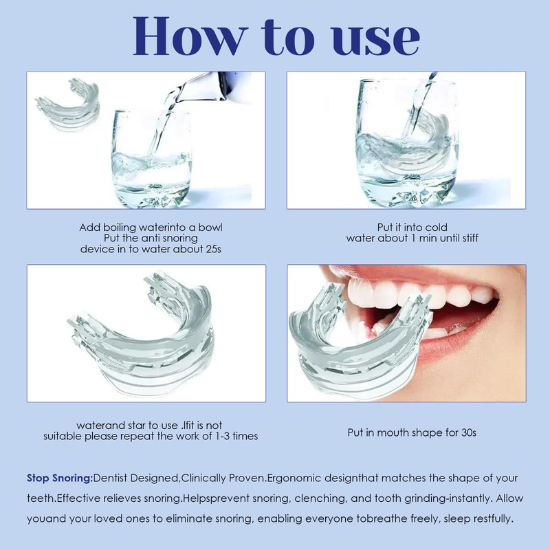 Antischnarchschiene für Anti Schnarch,Schnarchschiene gegen Schnarchen,verbessert die Schlafqualität,für Männer und