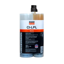 Simpson Strong-Tie CILPL32 CI-LPL Long Pot Life Structural Injection Epoxy (32 oz.)