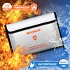 Fireproof Money Bag 4200°F - Heat Insulated, 9.8 x 6.5"