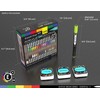 36 Flexible Brush Tip Acrylic Paint Pens Markers Set 1-7mm