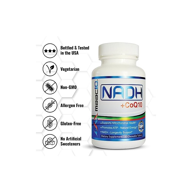 NADH CoQ10 Fights Fatigue Naturally Boost Stamina Endurance A Natural