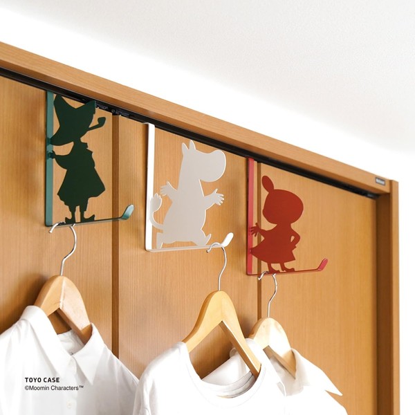 Toyo Case, Door Hook, Moomin Series, Door Hanger, Approx. W 7.1 x D 0.6 x H 7.5 inches (18 x 1.5 x 19 cm), DH-MMN (Little Mi)