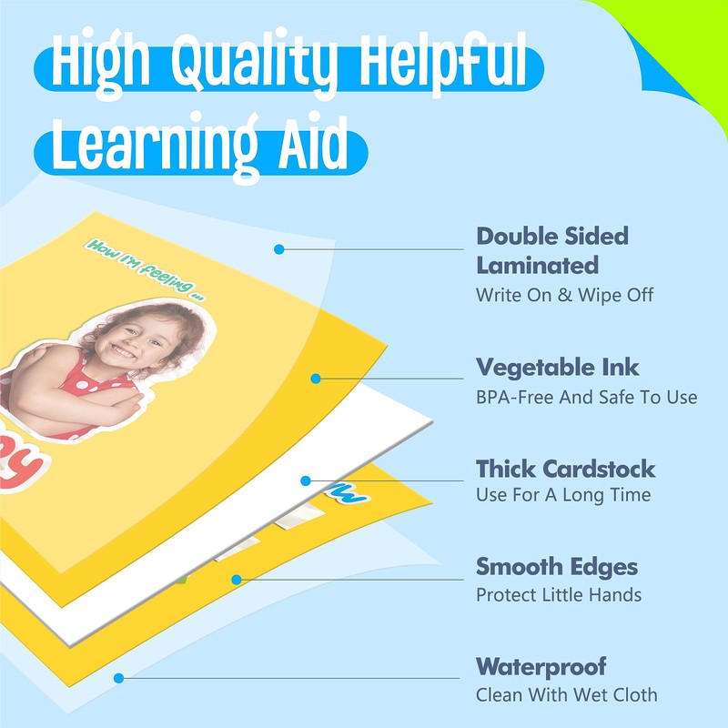 Emotions Flip Chart, 25 Different Moods with Coping Skills-Learn to