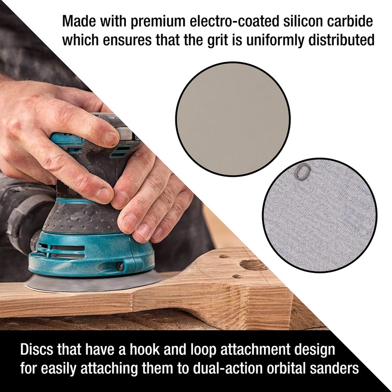 Dura-Gold Premium 6" Wet or Dry Sanding Discs - 3000