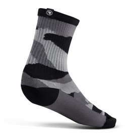 Endura Peak Socks (Twin Pack) for Cycling | Lightweight | Moisture Wicking Socks, Black, S-M