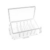 Caja Acrílica Con Tapa Para Pestañas Y Escritorio Multifuncional