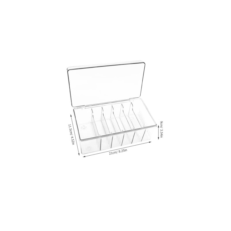Caja Acrílica Con Tapa Para Pestañas Y Escritorio Multifuncional