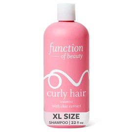 Function of Beauty Curly Hair Shampoo, XL - Sulfate-Free Shampoo helps Define& Shape Curls - Curl Defining, detantling & smoothing with Chia Extract - Dry & Dull Hair Care Products