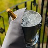 Classic Bottle Cloth, 42 cm, Cotton, Corner Metal Ring (Platinum