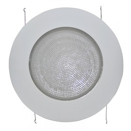 6” INCH RECESSED CAN LIGHT SHOWER TRIM FROSTED GLASS ALBALITE LENS - Replaces JUNO 20-PW