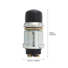 DriSentri 4 Pcs Engine Start Push Button Switch, 50A 12V Waterproof Momentary Engine Start for Car Truck Boat RV ATV