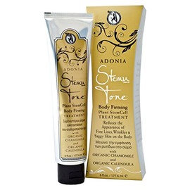 Crema reafirmante corporal orgánica - Reduce la aparición de estrías, cicatrices, sequedad y flacidez de la piel - Adonia StemuTone