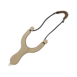 Colourful Wooden Slingshot - Slingshot for Role Play - Fancy Dress Costume - Medieval Games - Made in Italy (Natural)