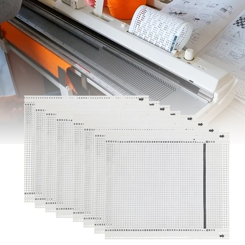 50Pcs Knitting Machine Blank Card Pre Punched Professional Spare Parts