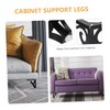 KONTONTY 4 Pcs Iron Sofa Support Legs Strong Cabinet Legs