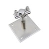 Mewutal 2pcs Pipe Supports 50-100mm Adjustable Height Pipe Brackets Clamps