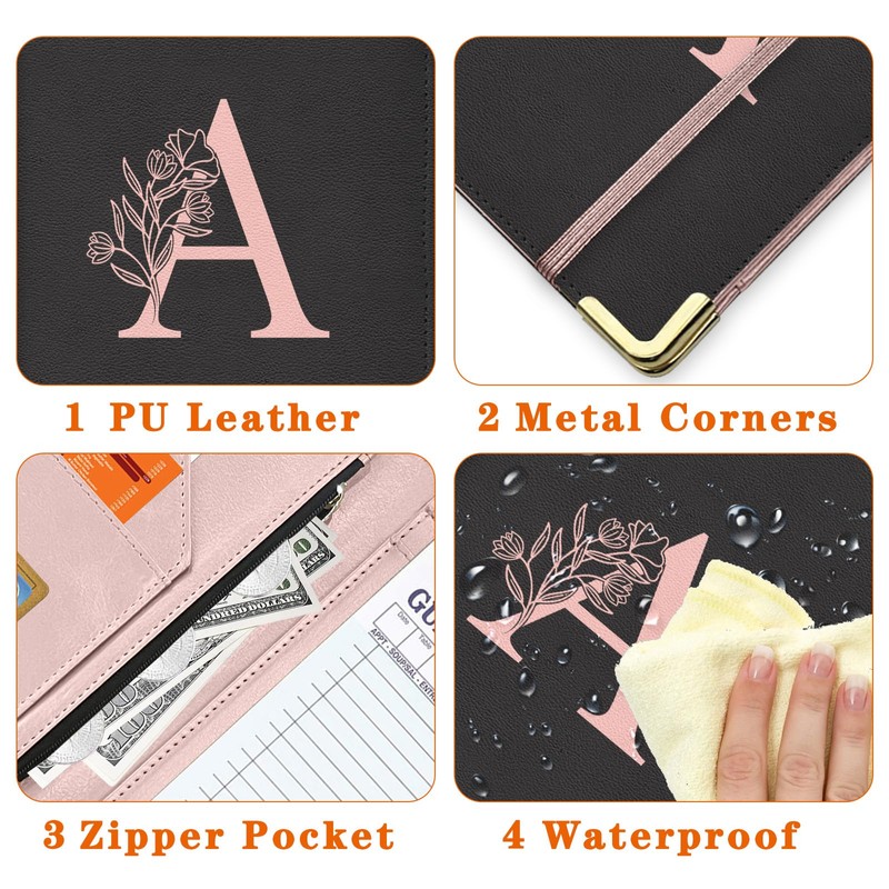 YeeCASE Server Book, Alphabet Waitress Book for Waitress, Leather Waitess