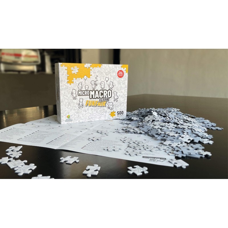 MicroMacro Jigsaw - Funfair | 500 Piece Puzzle | Ages