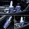 SINGARO Car Tissue Holder, 4 Pack Car Cup Holder Facial
