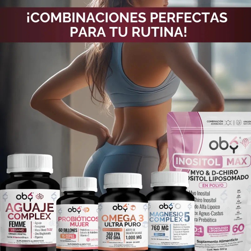 Aguaje Fenogreco Maca Peruana Zinc 250 Porción Alta Absorción Potenciada