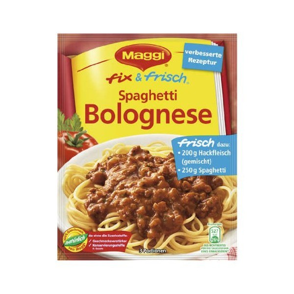 MAGGI fix & fresh spaghetti bolognese (Spaghetti Bolognese) (Pack of 4)