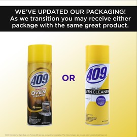 Formula 409 Heavy Duty Spray-On Oven Cleaner, Lemon Scent - Grill and Stove Top Cleaner Cuts Through Grease & Grime on Contact, A Powerful Clean You Can Trust, 14.5 Oz