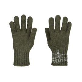 US Men's Wool Nylon Blend Cold Weather Snow Winter Gloves (Medium, OD Green)