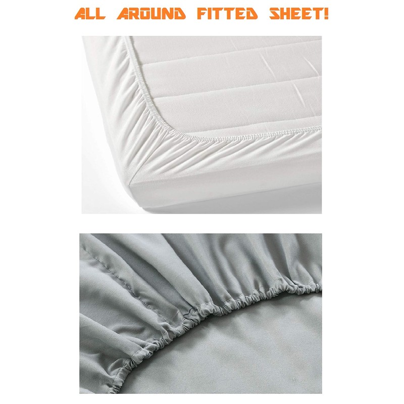 Elegant Comfort 1500 Premium Hotel Quality 1-Piece Fitted Sheet, Softest