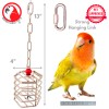 Bonka Bird Toys 00196 Small Stainless Steel Baffle Cage Treat